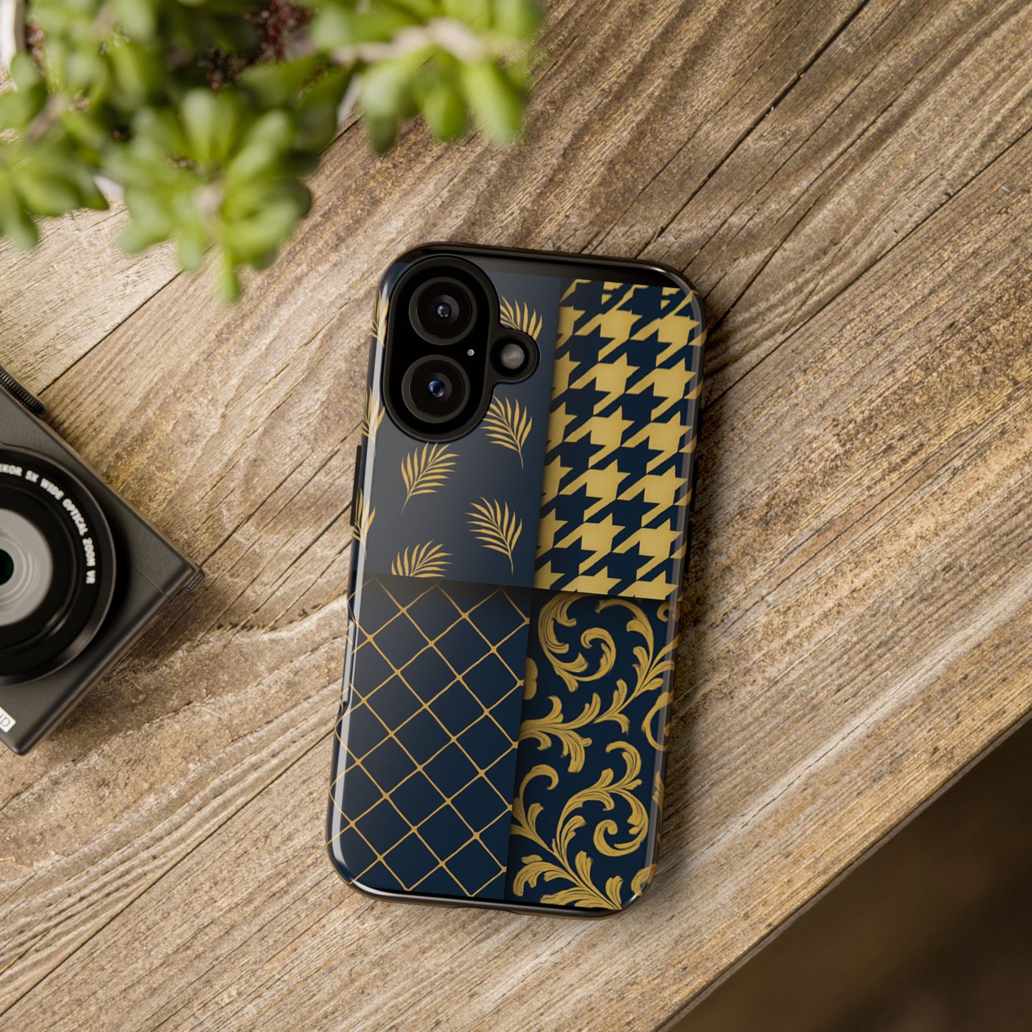 Chic Phone Case with Elegant Patterns | Tough Cases for iPhone and Samsung | Stylish Gift for Her